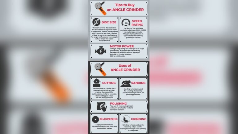 Angle Grinder Safety Tips