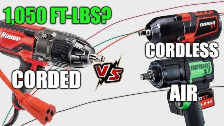 Cordless Vs Corded Impact Driver: Which is Better?