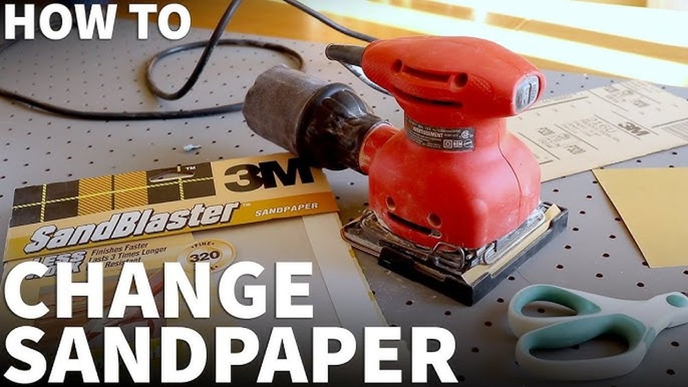 How to Change Sandpaper on an Orbital Sander