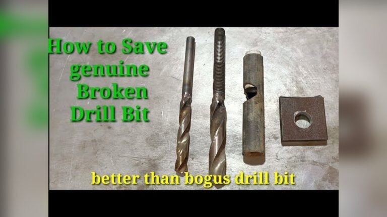 How to Fix a Broken Drill Bit