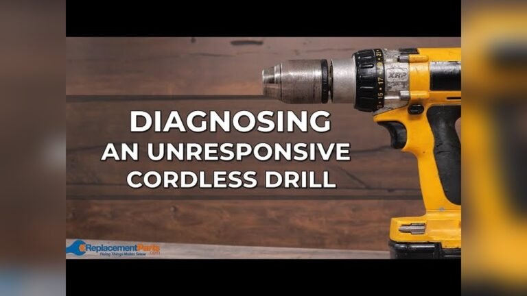 How to Fix a Cordless Drill That Won’T Turn on