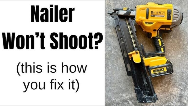 How to Fix a Framing Nailer That Won’T Fire