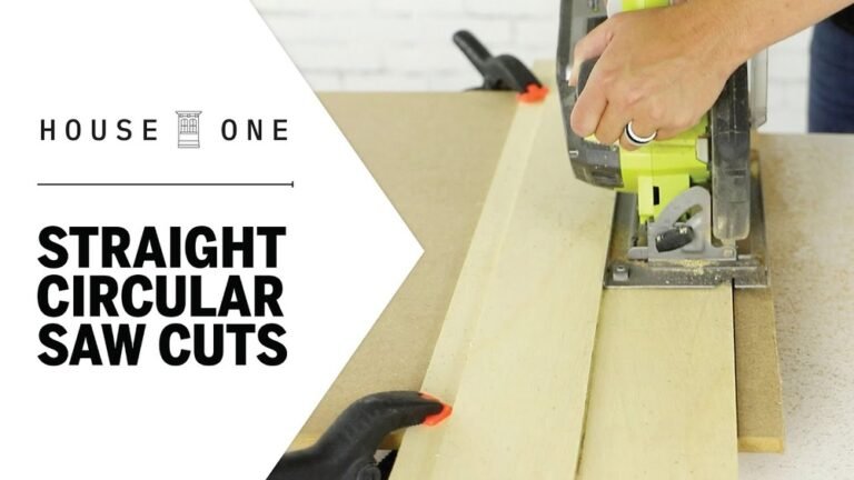 How to Make Straight Cuts With a Circular Saw