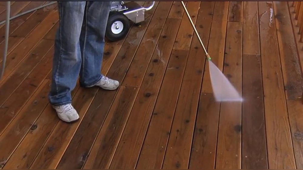 How to Use a Pressure Washer to Clean Your Deck