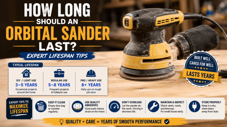 How Long Should an Orbital Sander Last