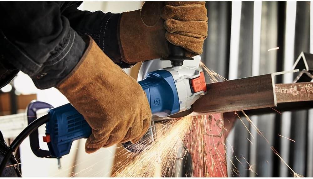 Bosch GWX13-50VSP 5 In. X-LOCK Variable-Speed Angle Grinder with Lock-On Paddle Switch