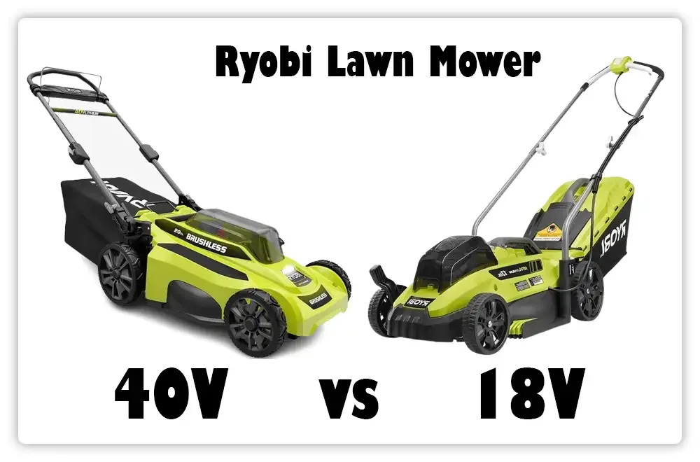 20V vs 40V battery mower