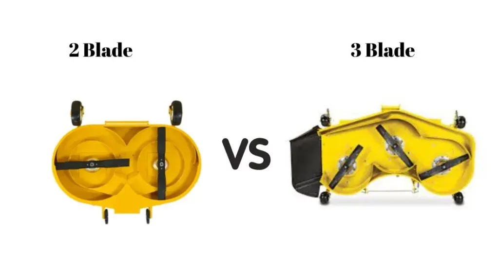 3pk mower blade setup