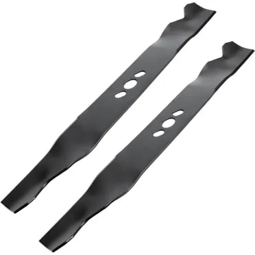 Black oxide-coated mower blade