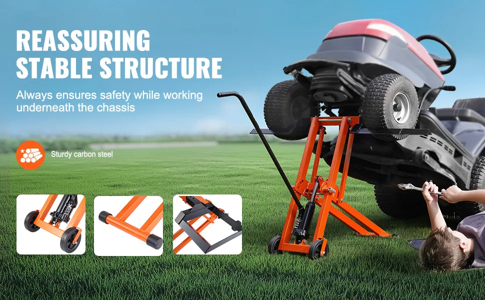 diy lawn mower lift
