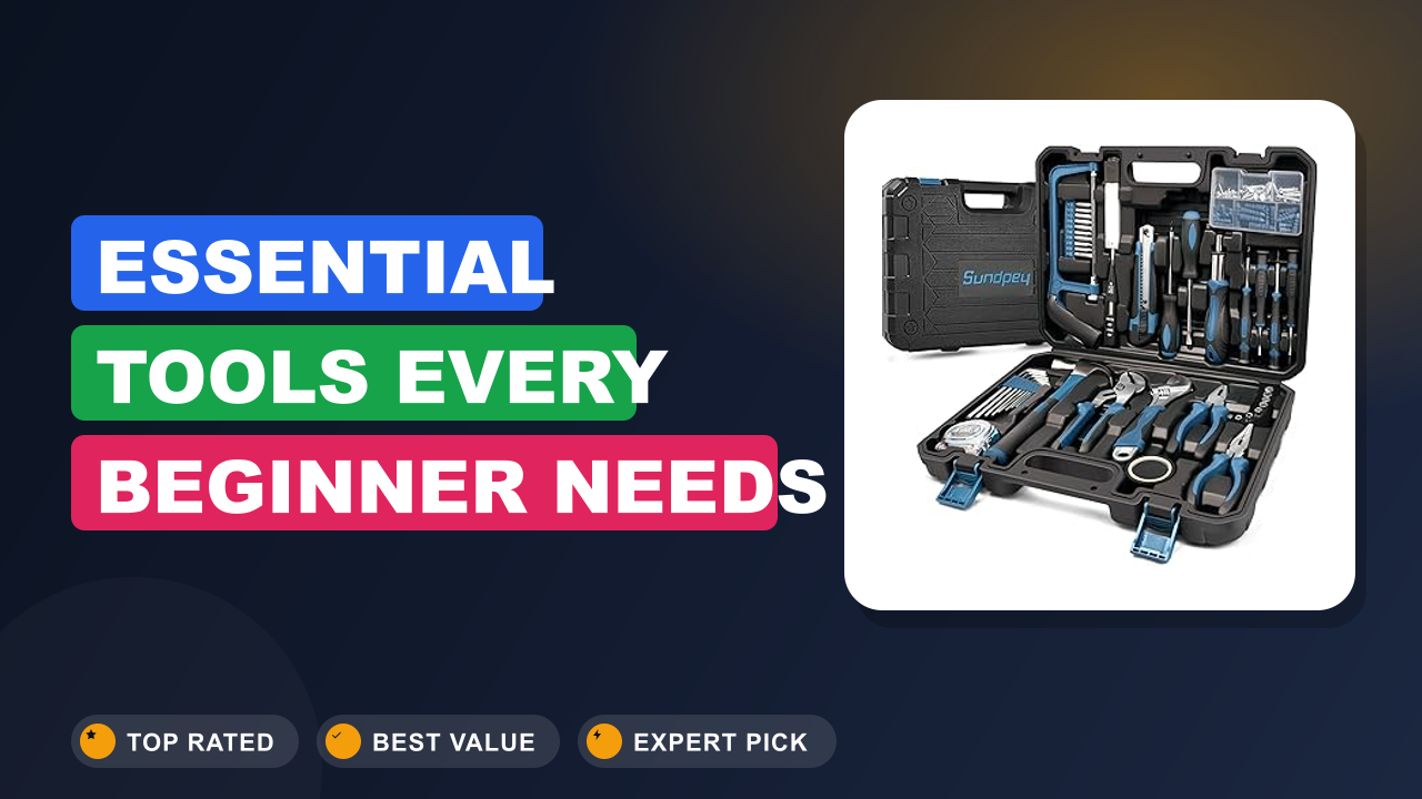 Essential Tools Every Beginner Needs for a Home Garage