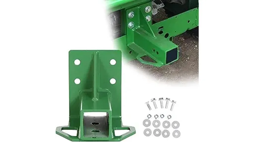 John Deere front tow hook rear receiver