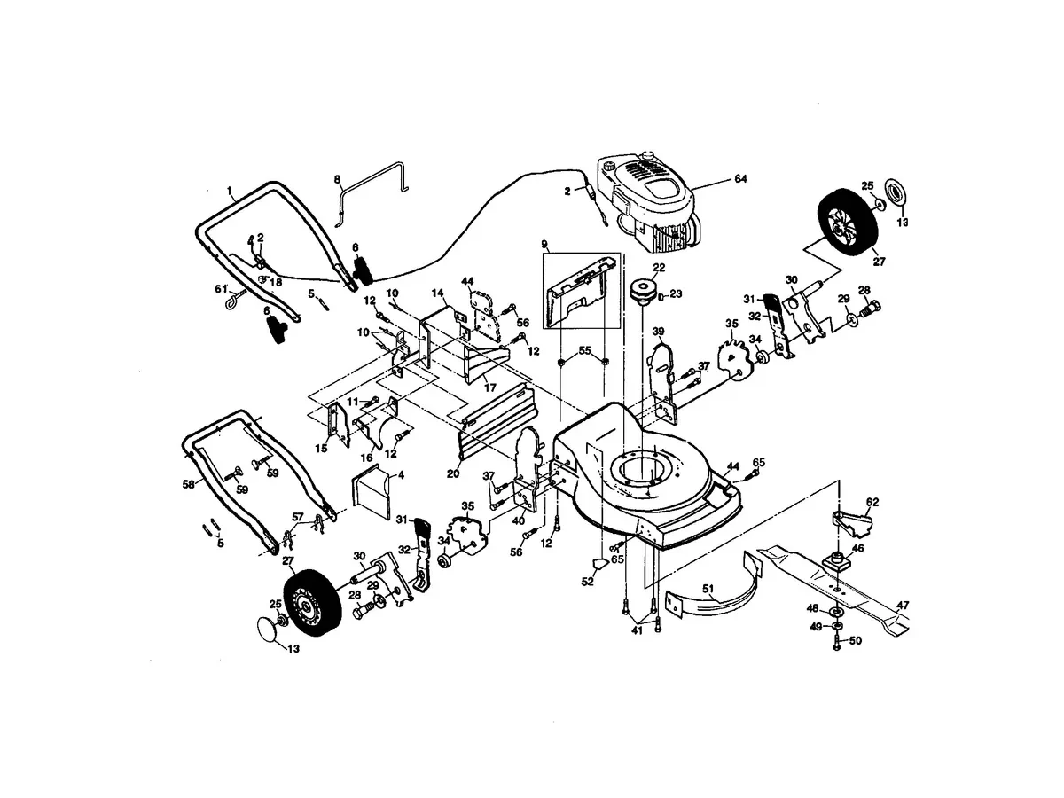 lawn mower electrical diagram