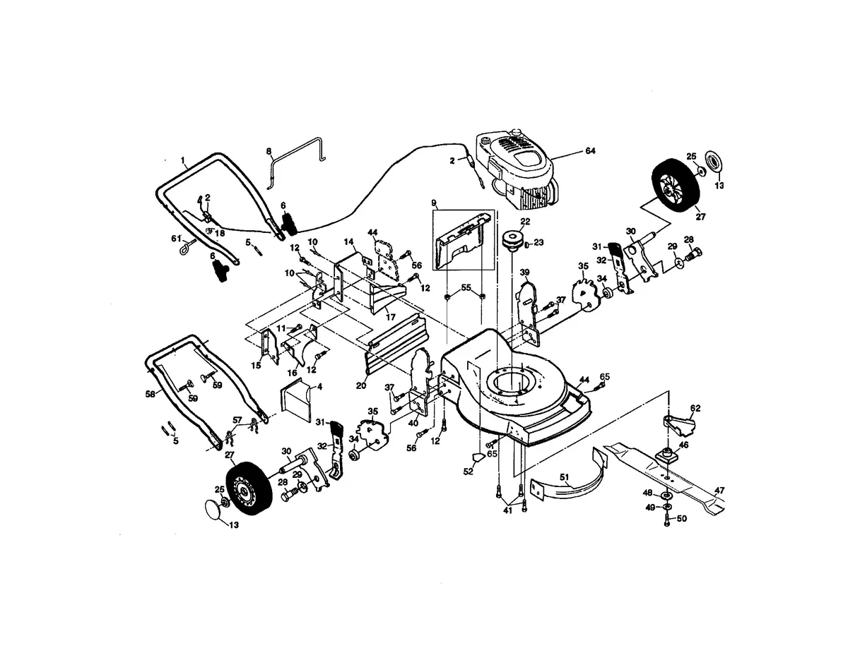 lawn mower electrical diagram