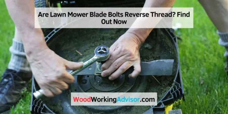 mower blade bolt thread