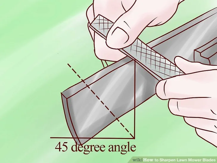mower blade pitch