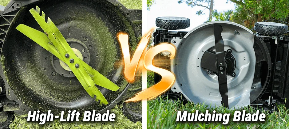 mulching blade vs standard lawn mower blade